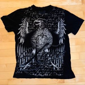 Xzavier Unlimited Graphic Men’s Black T-Shirt Size M